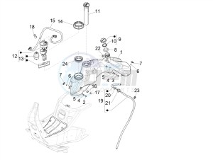 GTV 300 SEI GIORNI IE E4 ABS (APAC) drawing Fuel tank