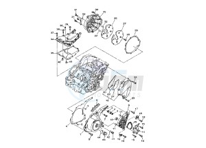 TDM ABS 900 drawing CRANKCASE COVER