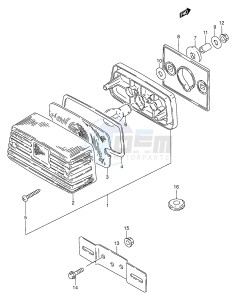 AX100 (E94) drawing REAR COMBINATION LAMP