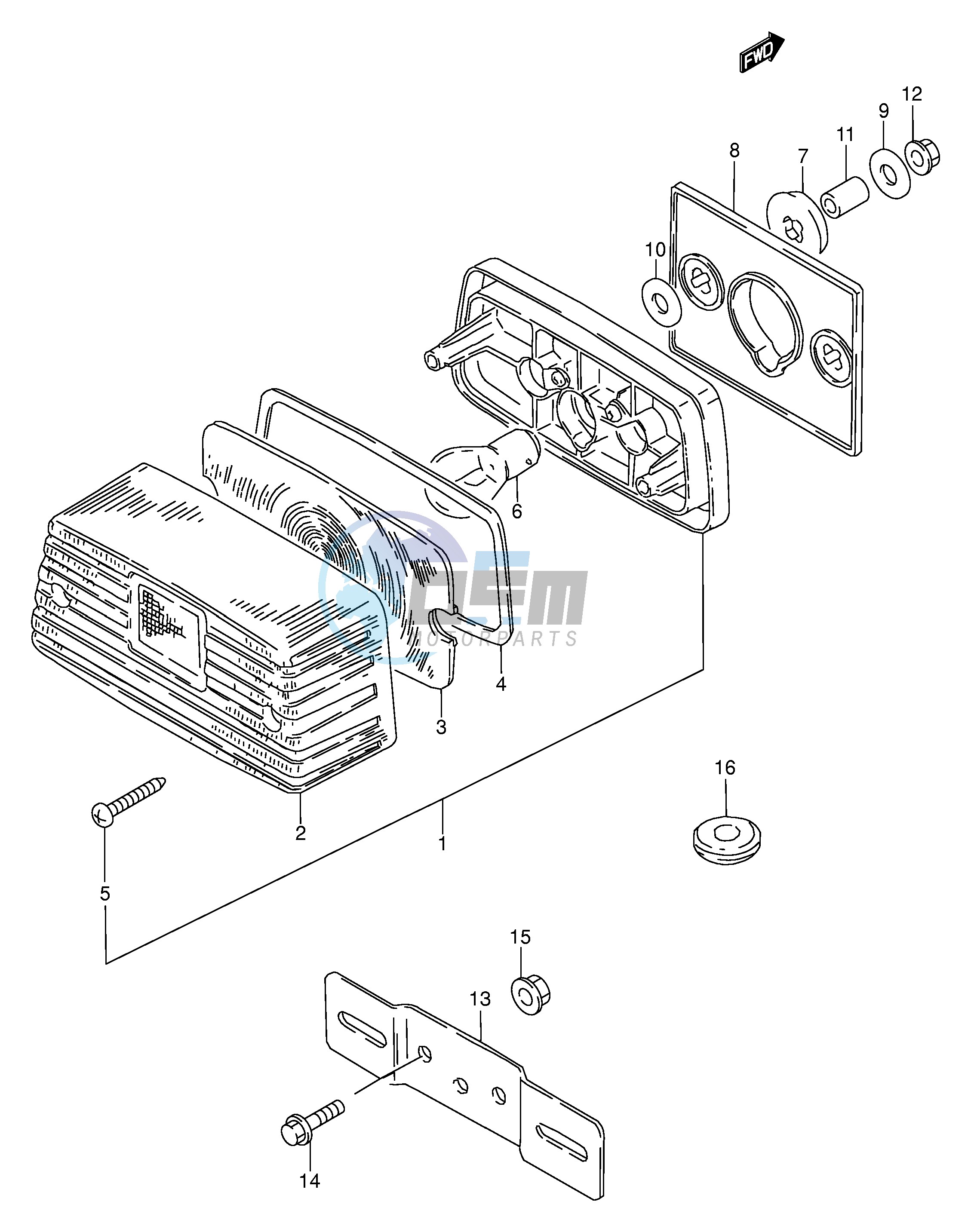 REAR COMBINATION LAMP