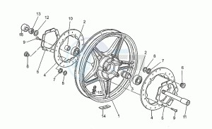 SP III 1000 drawing Front wheel