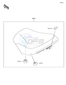 NINJA 650 EX650KJFA XX (EU ME A(FRICA) drawing Accessory(High-Seat)