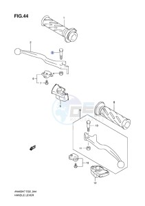 AN400 ABS BURGMAN EU-UK drawing HANDLE LEVER