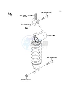 NINJA ZX-6R ZX600R9F FR GB XX (EU ME A(FRICA) drawing Shock Absorber(s)