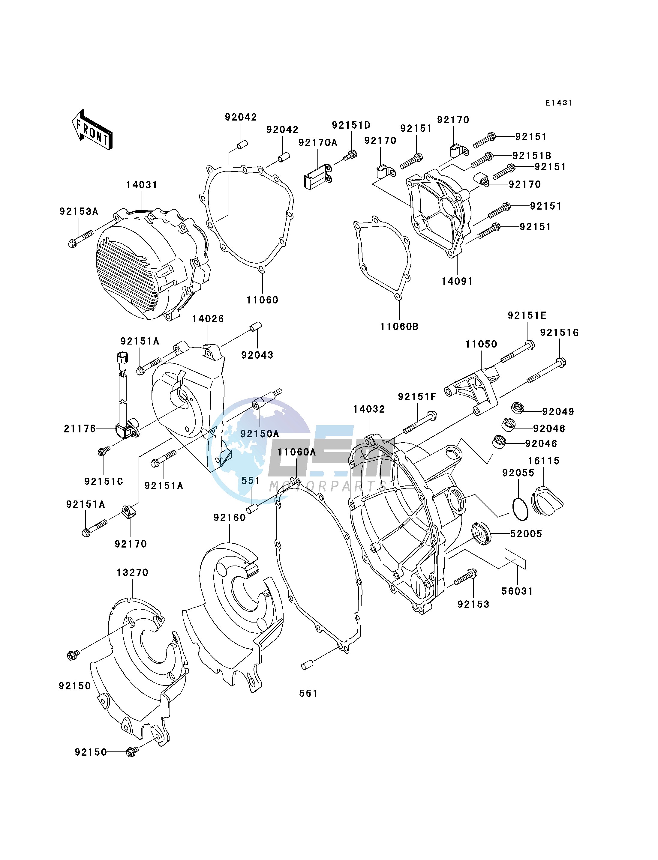 ENGINE COVER-- S- -