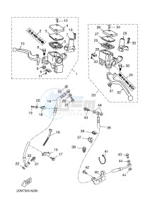 YPR125R XMAX 125 EVOLIS 125 (2DMF 2DMF) drawing FRONT MASTER CYLINDER