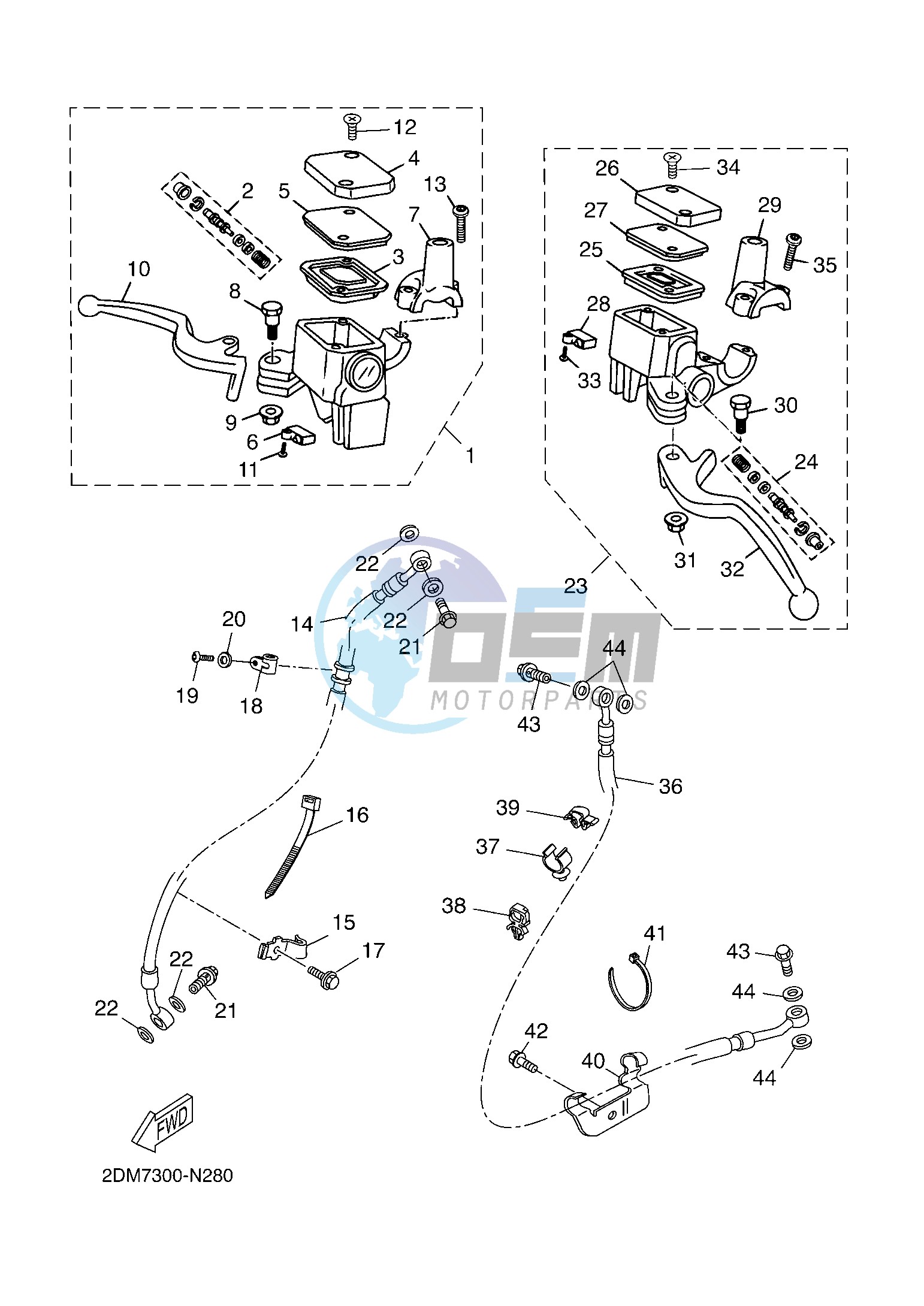 FRONT MASTER CYLINDER