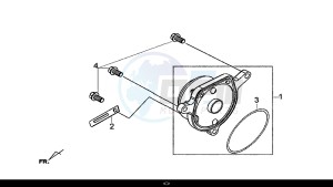 CRUISYM 300 (LV30W1-EU) (L8-M0) drawing CYL. HEAD SIDE COVER