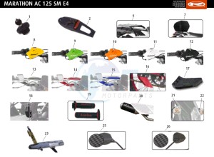 MARATHON-125-E4-AC-SM-RED drawing ACCESSORIES