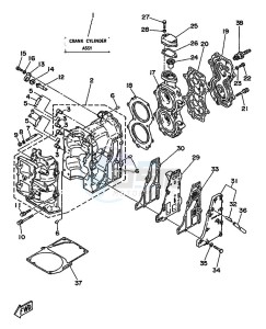 20D drawing CYLINDER--CRANKCASE