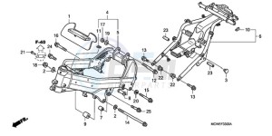 VFR8009 UK - (E / MME TWO) drawing FRAME BODY