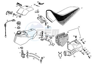 SENDA SM - 50 cc drawing FUEL TANK