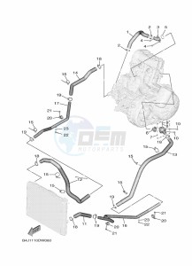 YXE1000EW YX10EPAM (B4M5) drawing WATER PUMP