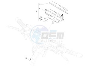 GTS 250 ie China drawing Meter combination - Cruscotto