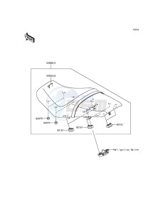 ZZR1400 ABS ZX1400FFFA FR GB XX (EU ME A(FRICA) drawing Seat