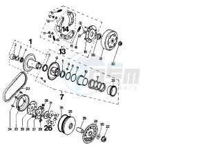 ZENITH L - 50 cc drawing CLUTCH FOR PUMP KEIHIN