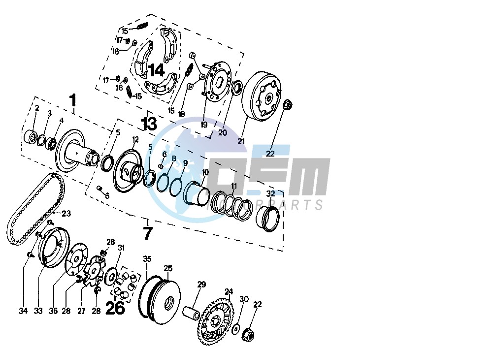 CLUTCH FOR PUMP KEIHIN