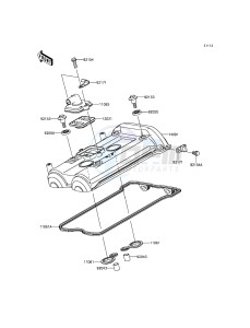 ER-6F_ABS EX650FFF XX (EU ME A(FRICA) drawing Cylinder Head Cover