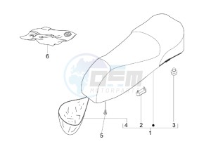 GTS 250 ie China drawing Saddle - Tool roll