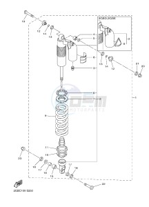 WR250F (2GBC 2GBD 2GBE) drawing REAR SUSPENSION