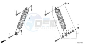 TRX500FAA Australia - (U) drawing FRONT CUSHION