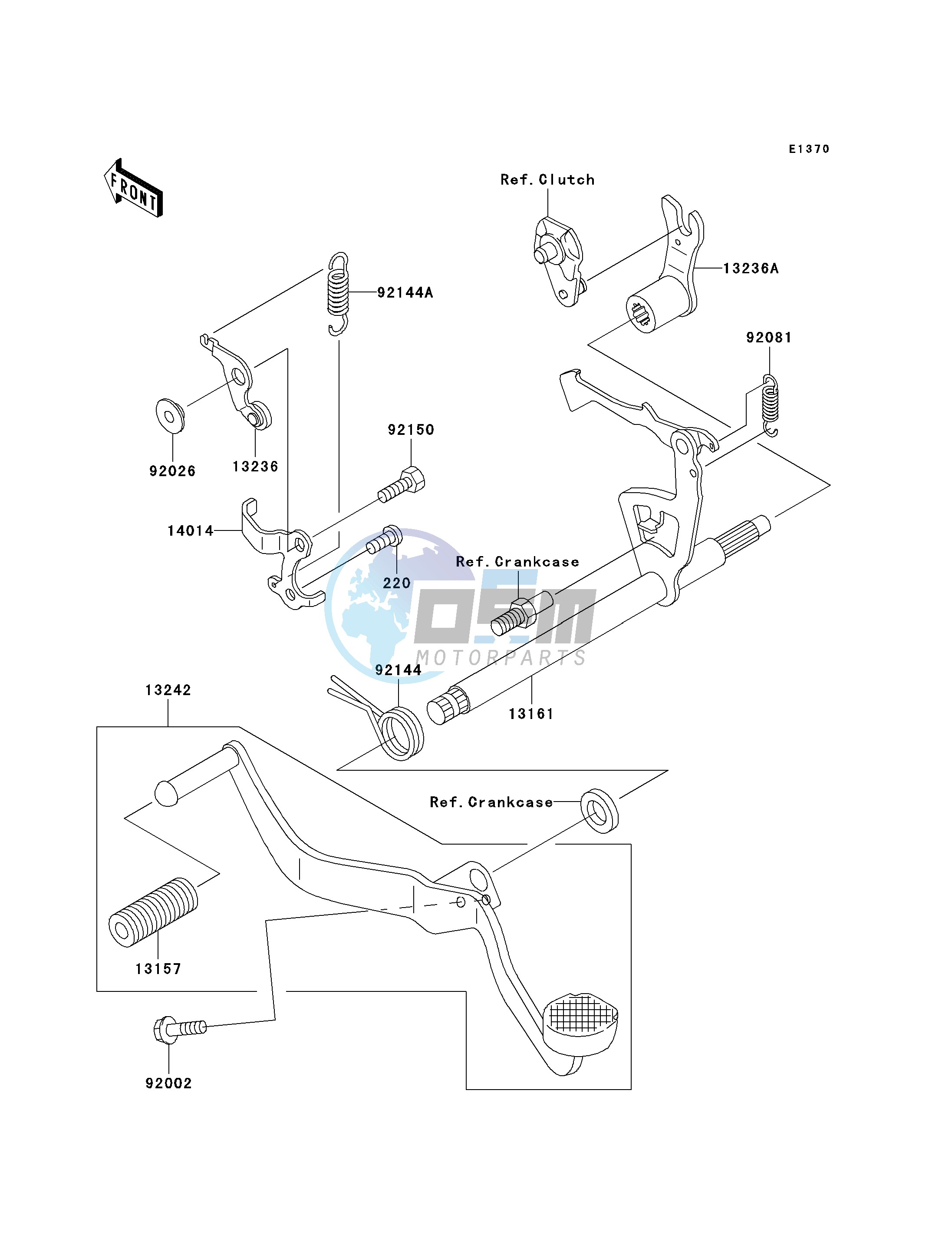 GEAR CHANGE MECHANISM