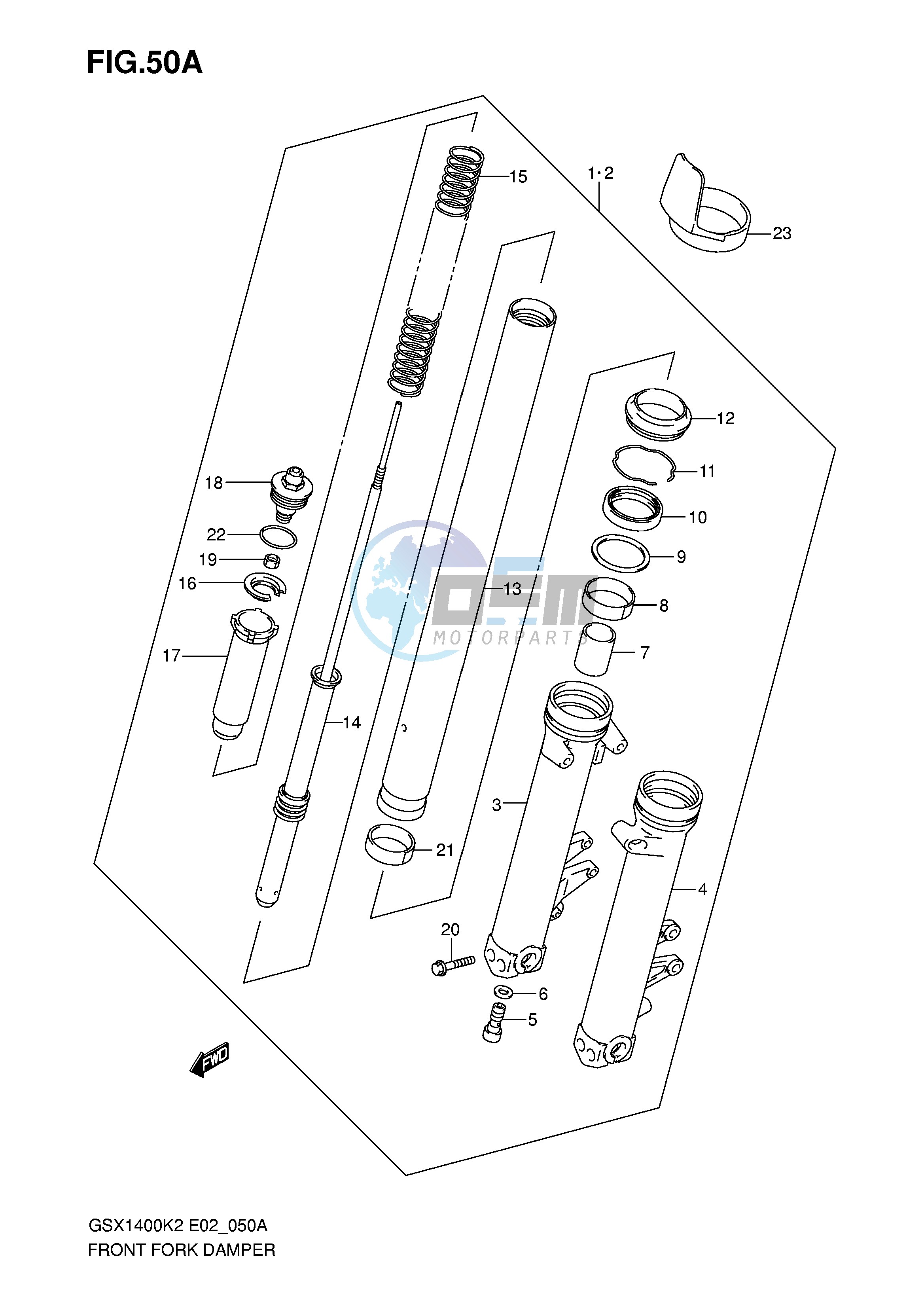 FRONT FORK DAMPER (MODEL K5)