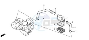 VT1100C2 drawing SUB AIR CLEANER (VT1100CV)