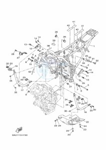 XTZ690 TENERE 700 (BFF2) drawing FRAME