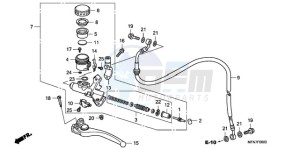 CB1000RA9 Australia - (U / ABS) drawing CLUTCH MASTER CYLINDER