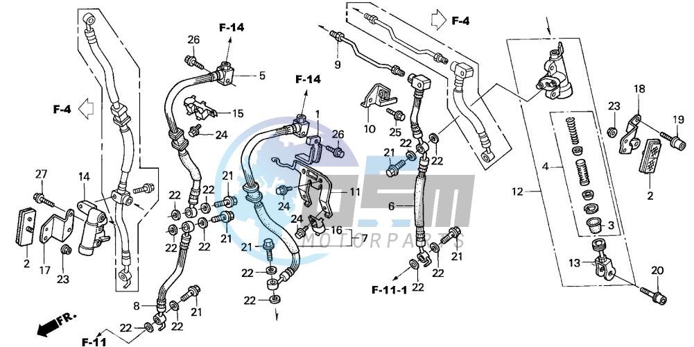 SECOND MASTER CYLINDER