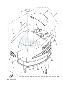 FT60DETX drawing TOP-COWLING