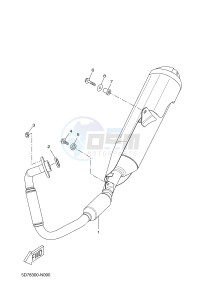 YZF-R125 R125 (5D78 5D78 5D78) drawing EXHAUST