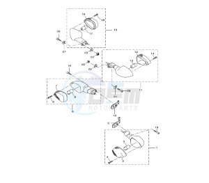 WR X 125 drawing FLASHER LIGHT