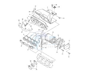 FJR AS 1300 drawing INTAKE