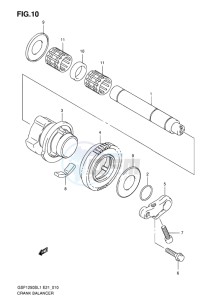 GSF-1250S ABS BANDIT EU drawing CRANK BALANCER