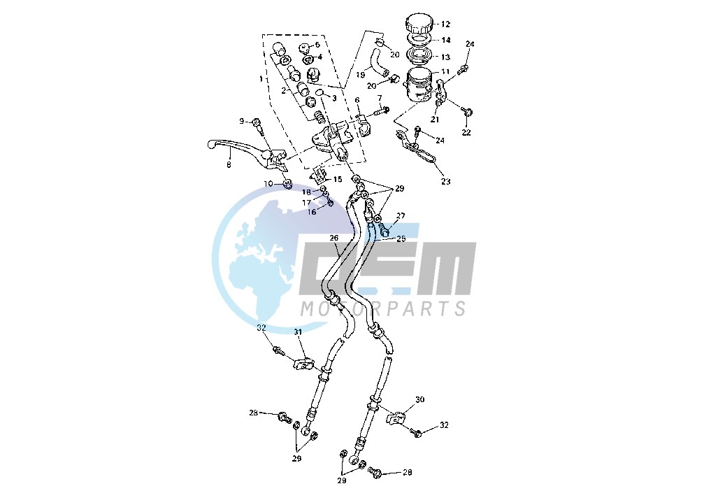 FRONT MASTER CYLINDER