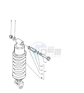 TZR RR 125 drawing REAR SUSPENSION