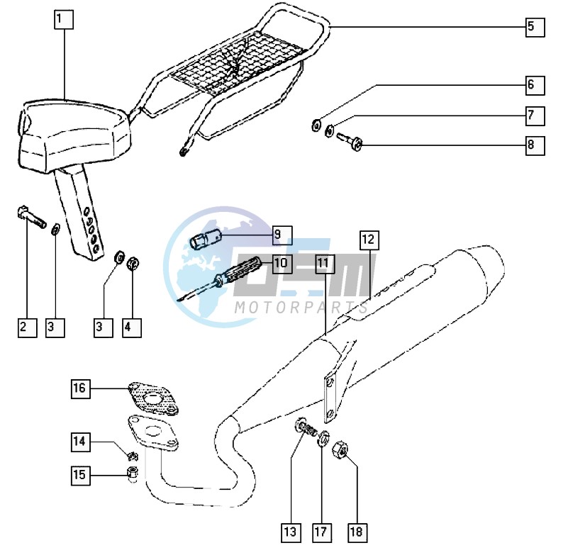 Seat-exhaust