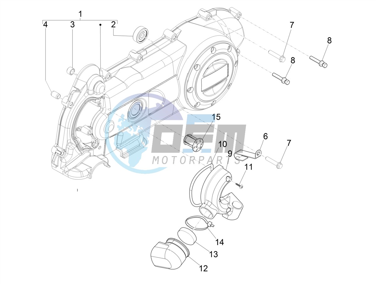 Crankcase cover - Crankcase cooling