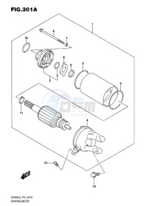 UH200 ABS BURGMAN EU drawing STARTING MOTOR