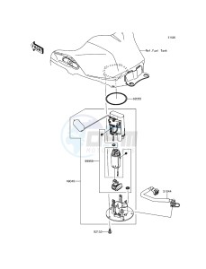 NINJA 300 EX300AGFA XX (EU ME A(FRICA) drawing Fuel Pump