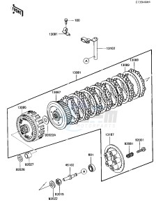 KL 600 A [KL600] (A1) [KL600] drawing CLUTCH