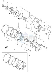 SV650 (E2) drawing CRANKSHAFT