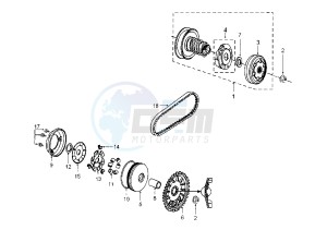 TREKKER - 50 cc drawing CLUTCH