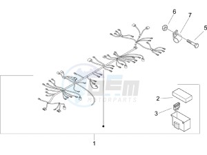 Liberty 50 2t Sport drawing Main cable harness