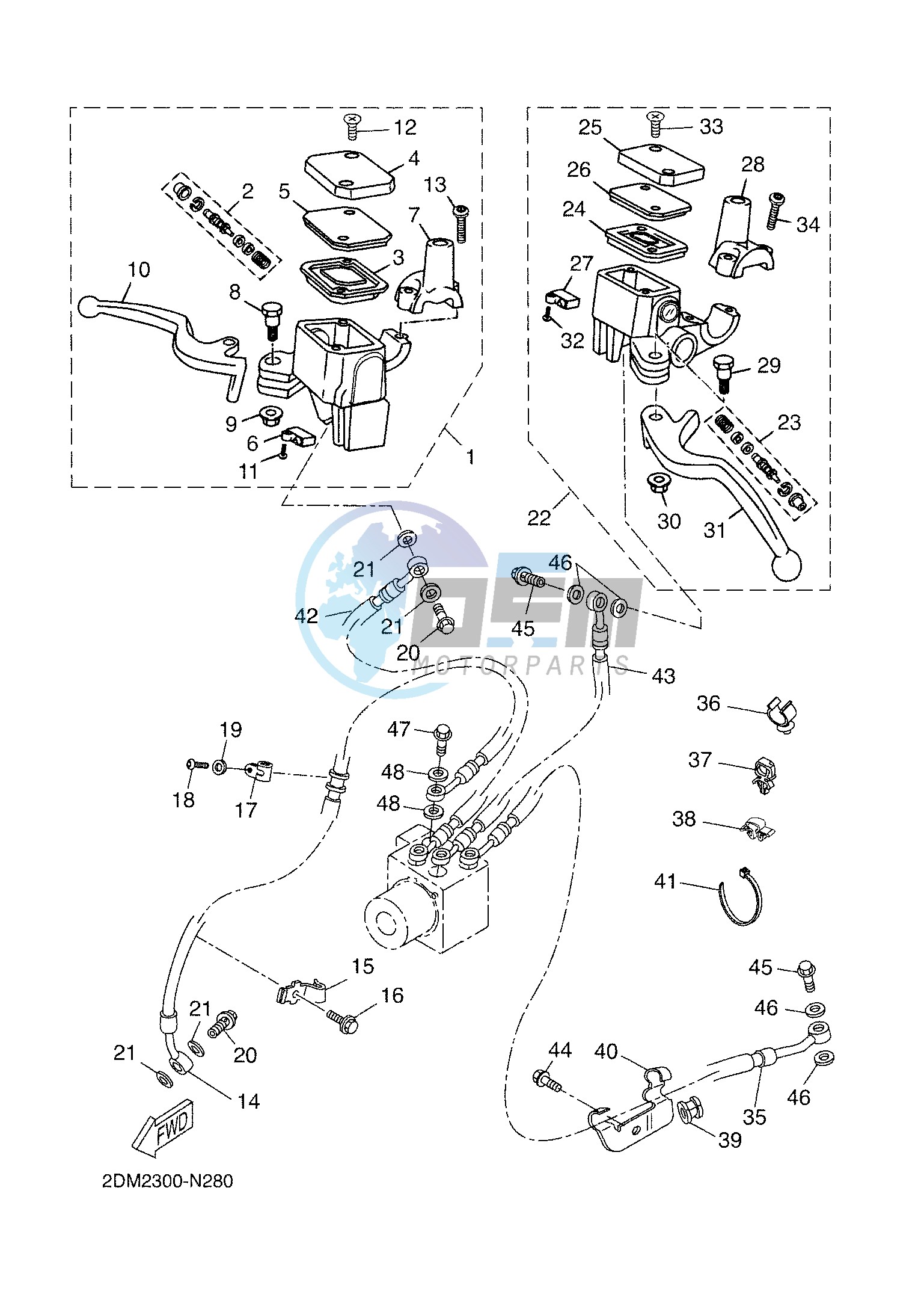 FRONT MASTER CYLINDER