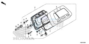 TRX250TEH Europe Direct - (ED) drawing METER