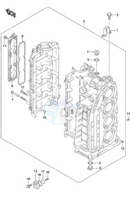 DF 115A drawing Cylinder Block