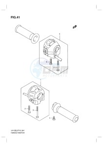 UH125Z BURGMAN EU drawing HANDLE SWITCH